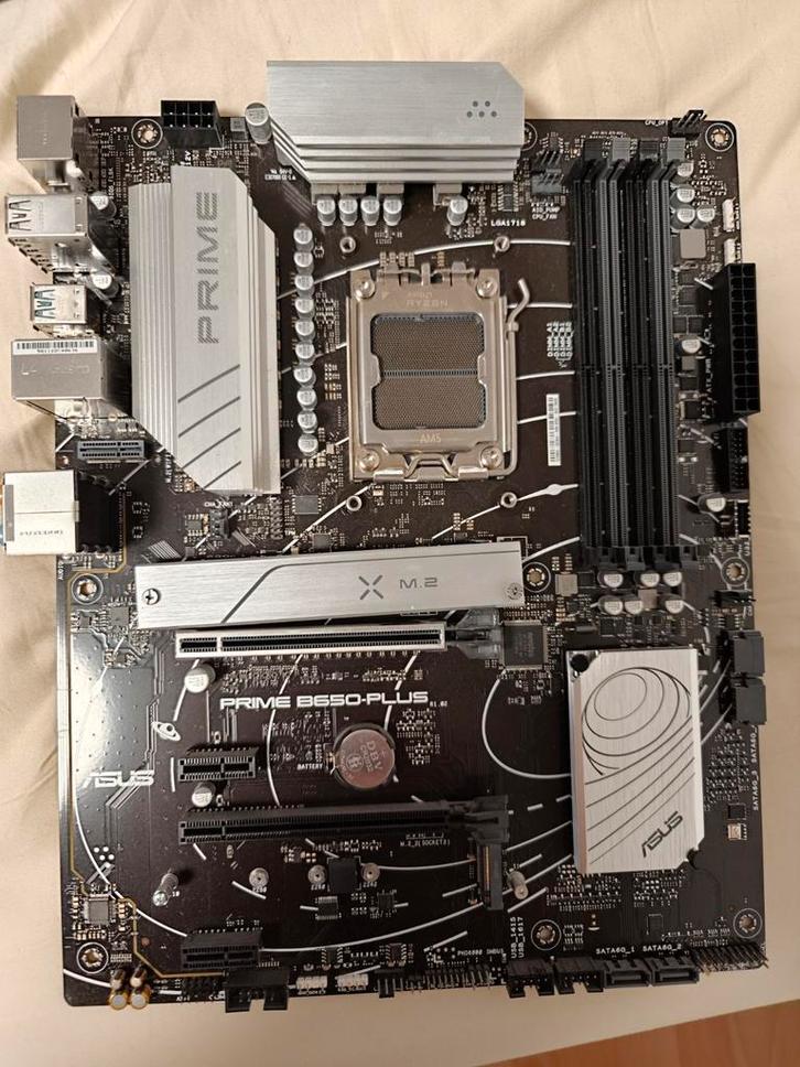 Asus Prime B650-Plus Moederbord, Computers en Software, Moederborden, Gebruikt, AMD, DDR5, Ophalen of Verzenden