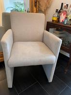 Fauteuil op wieltjes, Huis en Inrichting, Fauteuils, Minder dan 75 cm, Gebruikt, Stof, 50 tot 75 cm