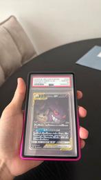 Gengar & Mimikyu GX 103 PSA 10, Hobby en Vrije tijd, Verzamelkaartspellen | Pokémon, Ophalen of Verzenden, Zo goed als nieuw, Losse kaart
