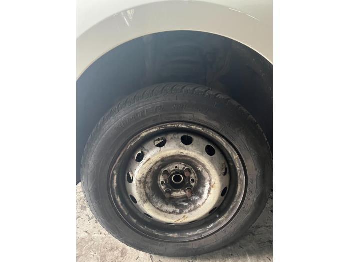 Schokdemperpoot links-voor van een Peugeot Bipper, Auto-onderdelen, Ophanging en Onderstel, Peugeot, Gebruikt, 3 maanden garantie