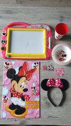 Minnie Mouse pakket - haarband- tekenbord- puzzel- kommetje, Ophalen of Verzenden, Zo goed als nieuw