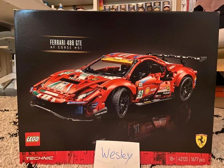 Splinternieuwe LEGO Technic Ferrari 488 GTE (42125) – Sealed, Kinderen en Baby's, Speelgoed | Duplo en Lego, Nieuw, Lego, Complete set