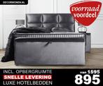 Boxspring Opberg Bed  met matras Mega Actie v.a. €895, Huis en Inrichting, Nieuw, Ophalen of Verzenden, Overige maten, Tweepersoons