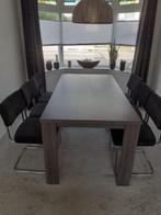 Eethoek + 6 stoelen, Huis en Inrichting, Complete eetkamers, Ophalen, Zo goed als nieuw, Modern, 4 tot 6 stoelen