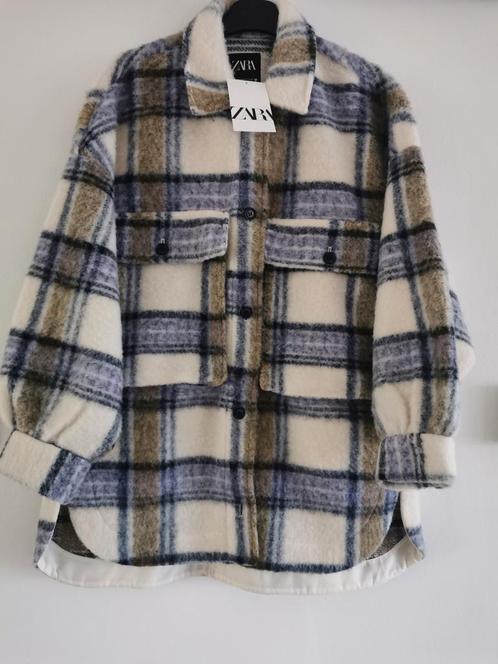 ZARA wolmix overhemdjack mt. M/L, Kleding | Dames, Jassen | Winter, Nieuw, Maat 38/40 (M), Overige kleuren, Verzenden
