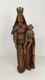 Prachtig 18 -eeuws houten Maria beeld, Antiek en Kunst, Ophalen