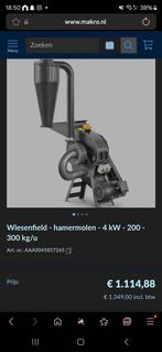 Wiesenfield Hamermolen 4kW - Nieuwstaat, Ophalen of Verzenden