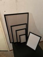 Set zwarte fotolijsten, Ophalen, Nieuw