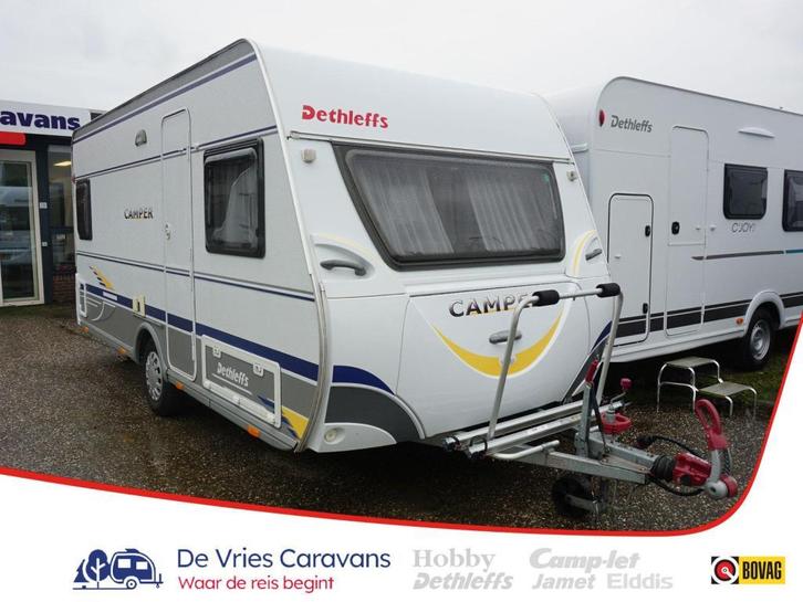 Dethleffs Camper 450 DB nwe Brand tent,airco, Caravans en Kamperen, Caravans, Bedrijf, tot en met 4, 1000 - 1250 kg, Rondzit, Dethleffs