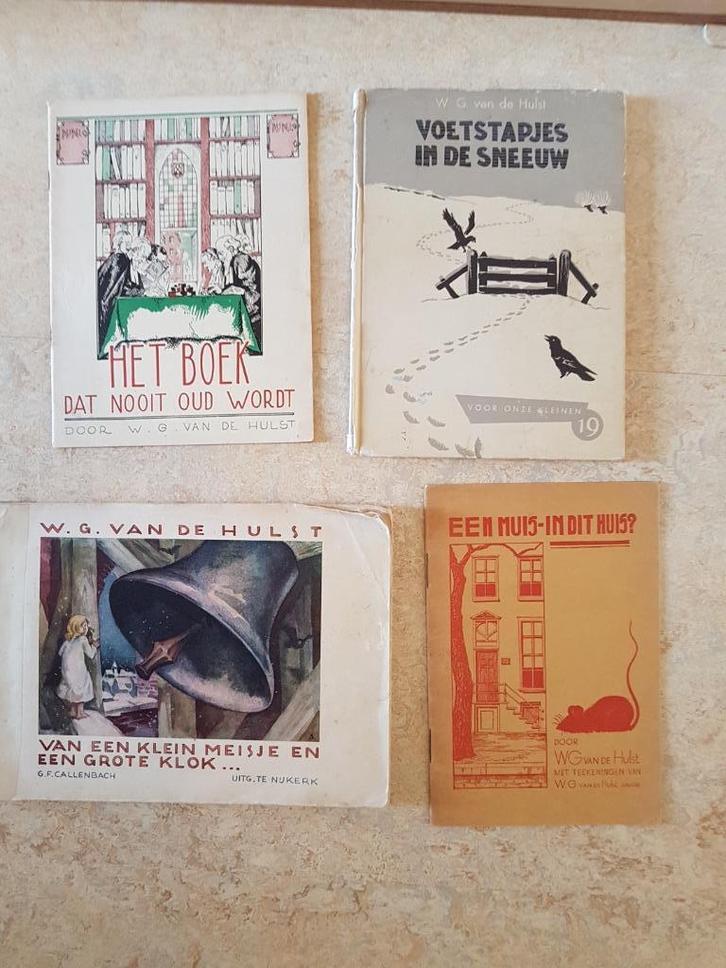 W.G. van de Hulst: Een muis in dit huis? (1933). + 6 boeken, Boeken, Kinderboeken | Jeugd | onder 10 jaar, Gelezen, Fictie algemeen