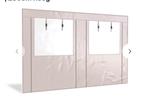 Zijwanden Overkapping/Partytent 4m, 4 stuks, Tuin en Terras, Ophalen of Verzenden, Zo goed als nieuw