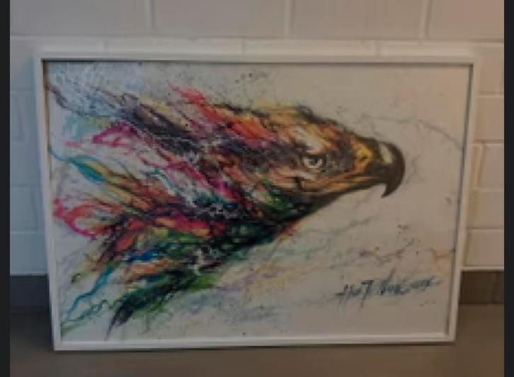 IKEA Art Event 2015 - Hua Tunan Eagle, Antiek en Kunst, Kunst | Litho's en Zeefdrukken, Ophalen of Verzenden
