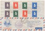 fdc Nederland van RIETBEEK per luchtpost retour uit Z Africa, Postzegels en Munten, Verzenden, Beschreven, Nederland