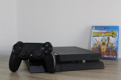 PlayStation 4 FAT + 1 Controller + 9 Spellen, Spelcomputers en Games, Spelcomputers | Sony PlayStation 4, Gebruikt, Original, Met 1 controller