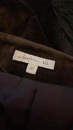 Josphine & Co kokerrok fluweel diep bruin zgan, Kleding | Dames, Rokken, Maat 38/40 (M), Josephine & Co, Bruin, Ophalen of Verzenden