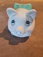Groot spaarpot Varken, Ophalen of Verzenden, Zo goed als nieuw, Steen, Aardewerk of Keramiek, Dier