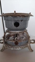 Te koop oud petroleum stel zit geen lont in., Antiek en Kunst, Ophalen of Verzenden