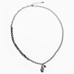 60cm Ketting Dames Staal Ronde Schakelketting + Tibetaanse, Sieraden, Tassen en Uiterlijk, Kettingen, Overige materialen, Birgitta-Gracht 33, 6465 EL Kerkrade, Nederland