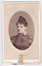 CDV van een Vrouw - Foto Louis Parijs -, Gebruikt, Verzenden, Foto, Buitenland