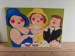 Dikke dames schilderij, Ophalen