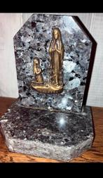 Marmeren zwaar Lourdes Maria en Bernadette, Antiek en Kunst, Ophalen of Verzenden