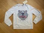 Kenzo witte trui met glitter blauw zwart roze tijger 152!, Kenzo, Meisje, Trui of Vest, Ophalen of Verzenden