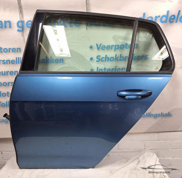 Deur Portier VW Golf 7 VII Hatchbak links achter kleur LA5J, Auto-onderdelen, Carrosserie en Plaatwerk, Deur, Volkswagen, Gebruikt
