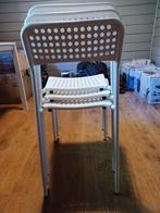 3x Dinning table chairs, Ophalen, Drie, Wit, Zo goed als nieuw