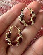 & Other Stories Oorbellen Bordeaux/Goud, Sieraden, Tassen en Uiterlijk, Ophalen of Verzenden, Zo goed als nieuw, Knopjes of Stekers