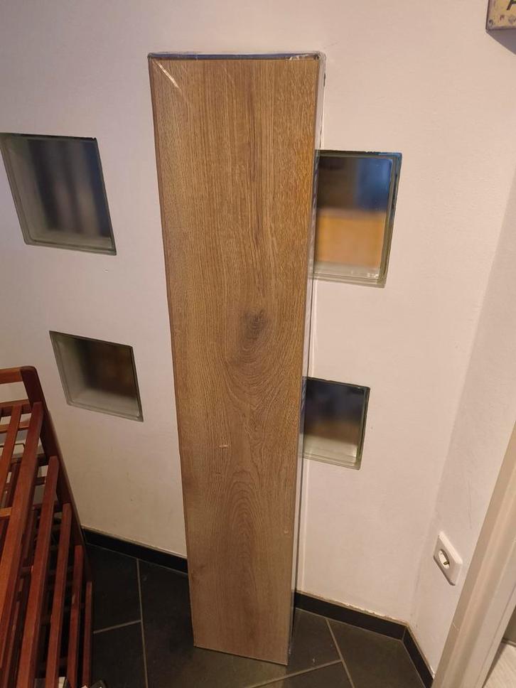 Pak wit eiken klik laminaat 2,69m2, Doe-het-zelf en Verbouw, Vloerdelen en Plavuizen, Zo goed als nieuw, Laminaat, Hout, 50 tot 150 cm