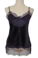 Nieuw Est'Seven top, Est'Stretch velvet, blauw, Mt. XS, Nieuw, Zonder mouw, Verzenden, Blauw