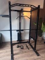 ZGAN Mega Tec Power Rack/gewicht 115kg/barbell/accessoires, Sport en Fitness, Ophalen, Benen, Krachtstation, Zo goed als nieuw