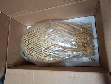 bamboe lamp nieuw in doos