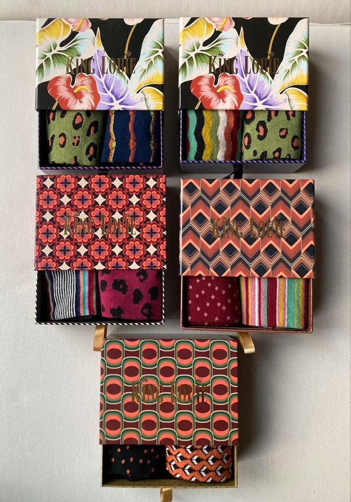 King Louie Sokken Gift Box | Maat 35-38, Kleding | Dames, Sokken en Kousen, Nieuw, Sokken en Kniesokken, Maat 35 t/m 38, Zwart