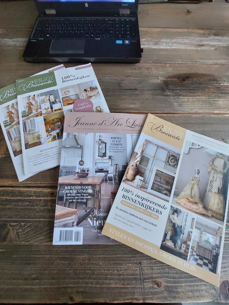 tijdschrift magazine tijdschriften brocante jean darc living, Ophalen of Verzenden, Nieuw