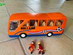 Playmobil oranje bus holland 38 cm. 1 Zijraampje is stuk, Kinderen en Baby's, Speelgoed | Playmobil, Ophalen of Verzenden, Gebruikt