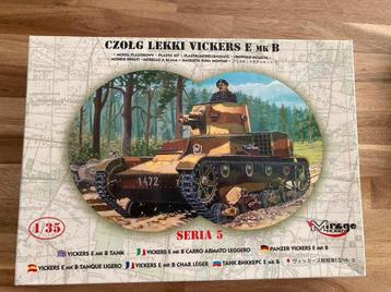 Mirage Hobby Vickers E MK.B 1/35 Tank Modelbouw Nieuw beschikbaar voor biedingen