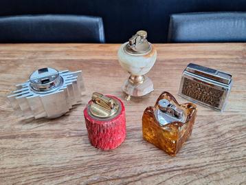 lot 5st vintage retro design tafelaansteker tafel aanstekers beschikbaar voor biedingen