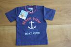 Lief shirt mt 50 blauw.         105, Kinderen en Baby's, Babykleding | Maat 50, Nieuw, Shirtje of Longsleeve, Ophalen of Verzenden