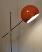 Vintage oranje GEPO vloerlamp / hengellamp uit jaren 60/70, Huis en Inrichting, Lampen | Vloerlampen, Vintage, Ophalen of Verzenden