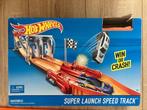 Hot Wheels - super launch speedtrack - BGJ26, Kinderen en Baby's, Speelgoed | Racebanen, Ophalen, Racebaan, Zelf te bouwen, Zo goed als nieuw
