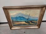 Schepen op het strand., Antiek en Kunst, Kunst | Schilderijen | Klassiek, Ophalen