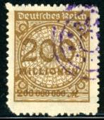 Duitsland 323-APa - Inflatie zegel, Postzegels en Munten, Postzegels | Europa | Duitsland, Overige periodes, Verzenden, Gestempeld