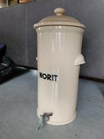 Grote keramische Norit pot met koperen kraan, Ophalen