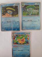 Pokemon Paradox Rift Lotad Lombre Ludicolo Set, Ophalen of Verzenden, Zo goed als nieuw, Meerdere kaarten, Foil