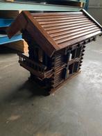 Houten huisje handgemaakt, Ophalen, Zo goed als nieuw, Hout