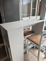 Bar tafel wit, Huis en Inrichting, Barren, Ophalen, Zo goed als nieuw