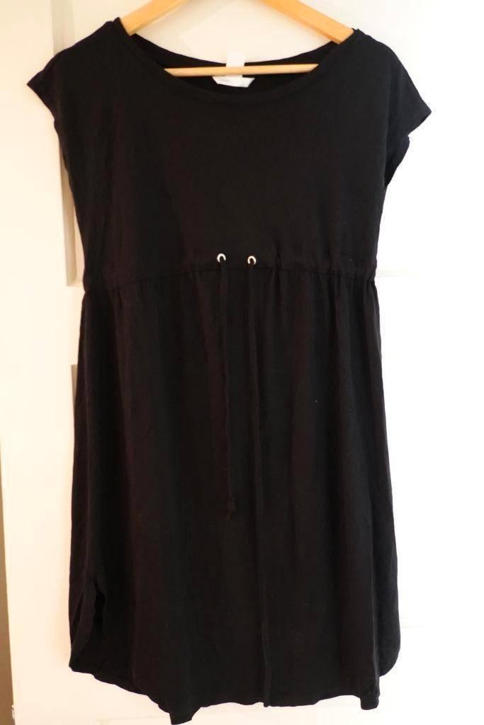 Zwangerschapsjurk maat M, Kleding | Dames, Jurken, Gedragen, Maat 38/40 (M), Zwart, Boven de knie, Ophalen of Verzenden