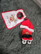 Kerst Setje: Slab, Mutsje & Pinguïn Slofjes 6-12 mnd, Ophalen of Verzenden, Nieuw, Jongetje of Meisje