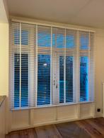 Houten jaloezieën wit – 8 stuks – op te halen Den Haag, Ophalen, 100 tot 150 cm, Wit, Zo goed als nieuw